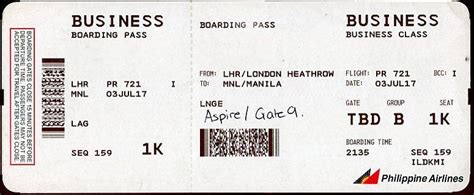 philippine airlines boarding pass